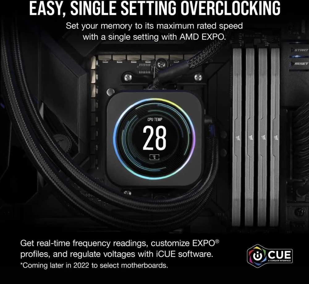 RAM „Corsair Vengeance“ 32 GB [2 x 16 GB 6400 MHz DDR5 CL32 DIMM]