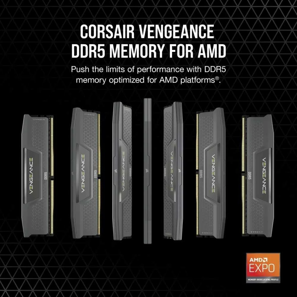 RAM „Corsair Vengeance“ 32 GB [2 x 16 GB 6400 MHz DDR5 CL32 DIMM]