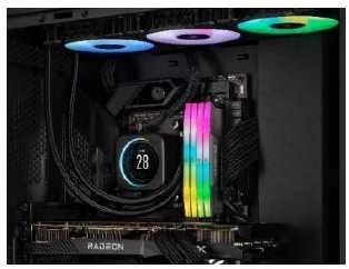 Corsair Vengeance RGB operatyvioji atmintis kompiuterio viduje
