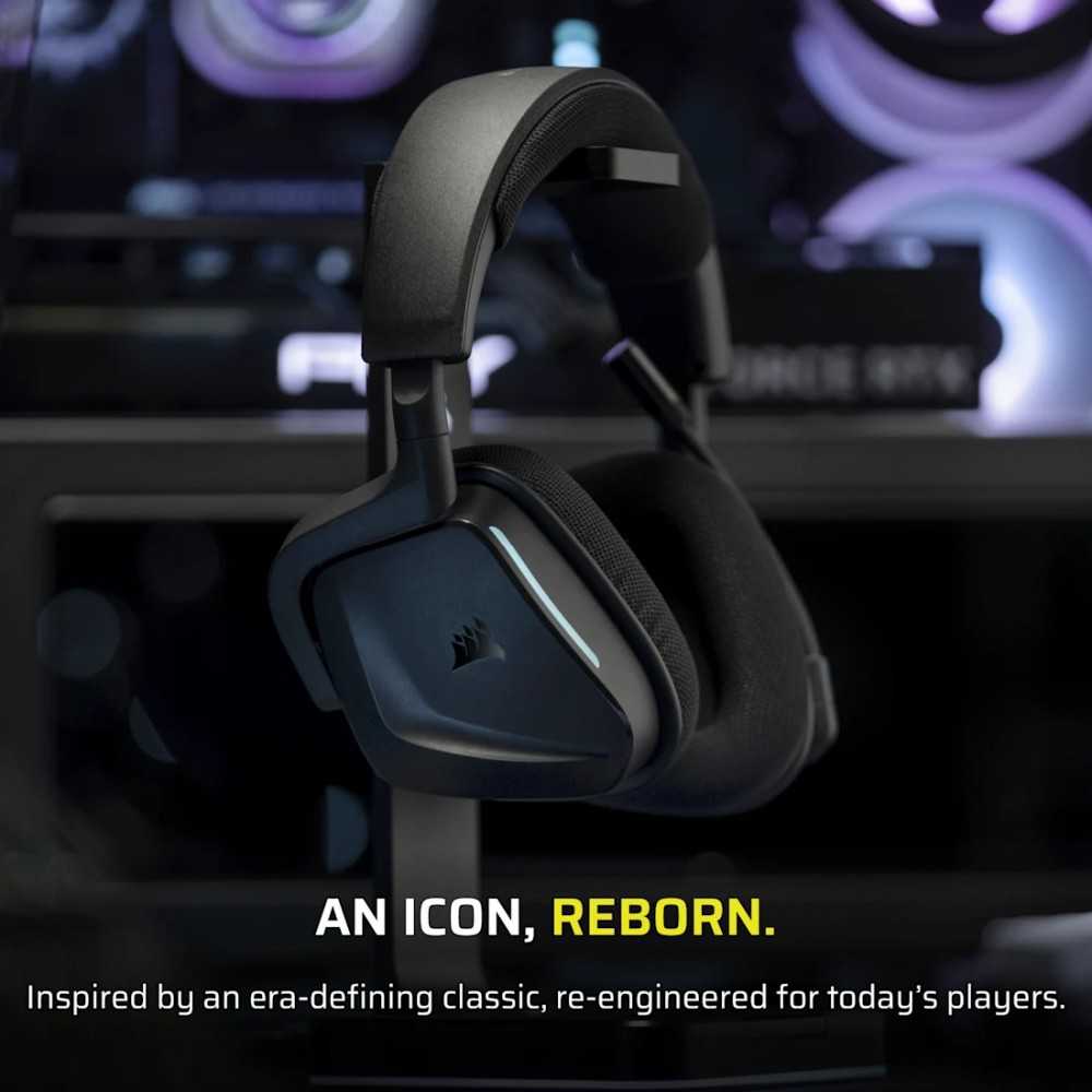 CORSAIR Void v2 belaidės žaidimų ausinės | 2,4G, BT | Carbon