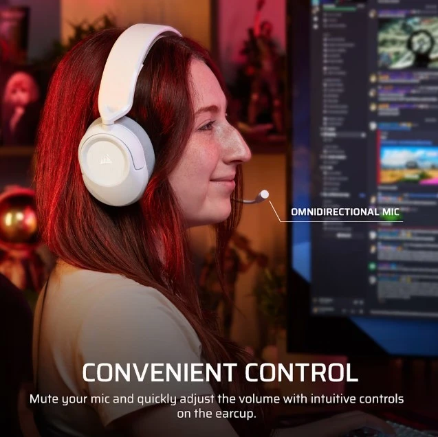 CORSAIR HS35 v3 Ausinės Baltas