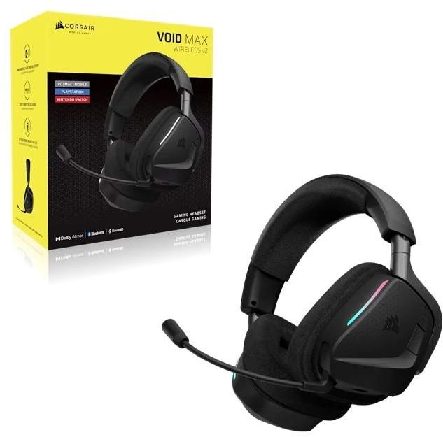 Corsair Corsair Gaming Void Max v2 Belaidės Ausinės Žaidimams – Carbon