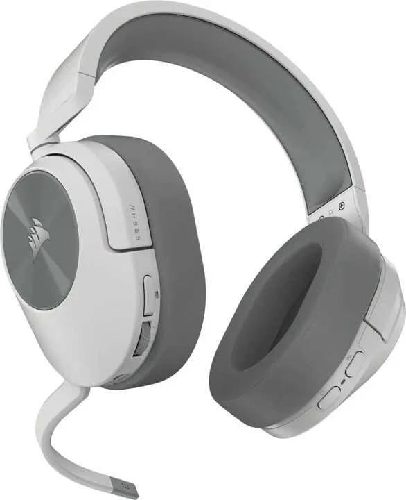 Corsair HS55 žaidimų ausinės, belaidės, Baltos