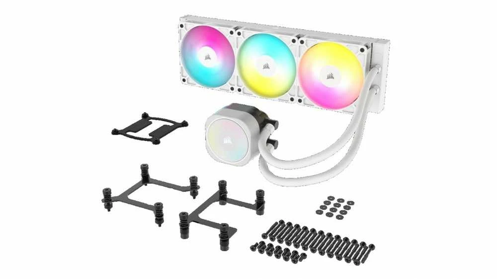Corsair NAUTILUS 360 ARGB CW-9060095-WW Baltas