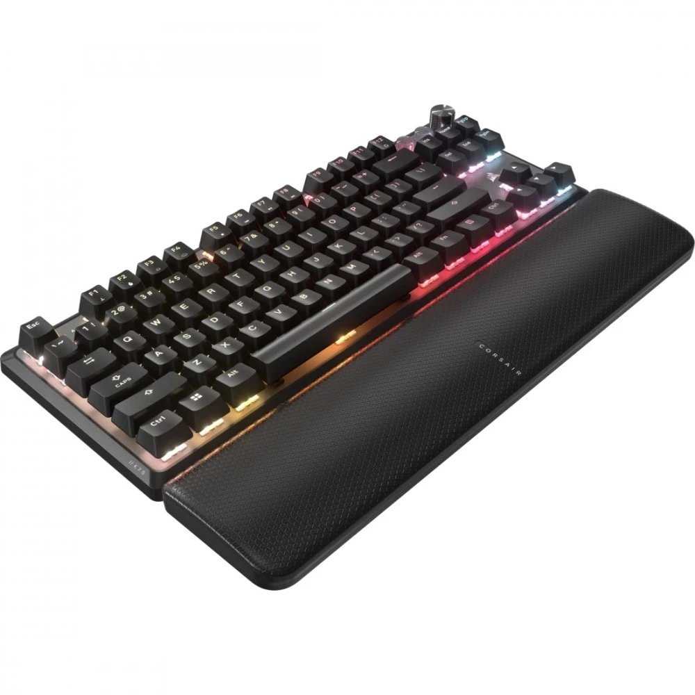 CORSAIR K70 PRO TKL Tenkeyless Magnetic-Mechaninė klaviatūra žaidimams RGB LED pašvietimas CORSAIR MGX v2 Juodas