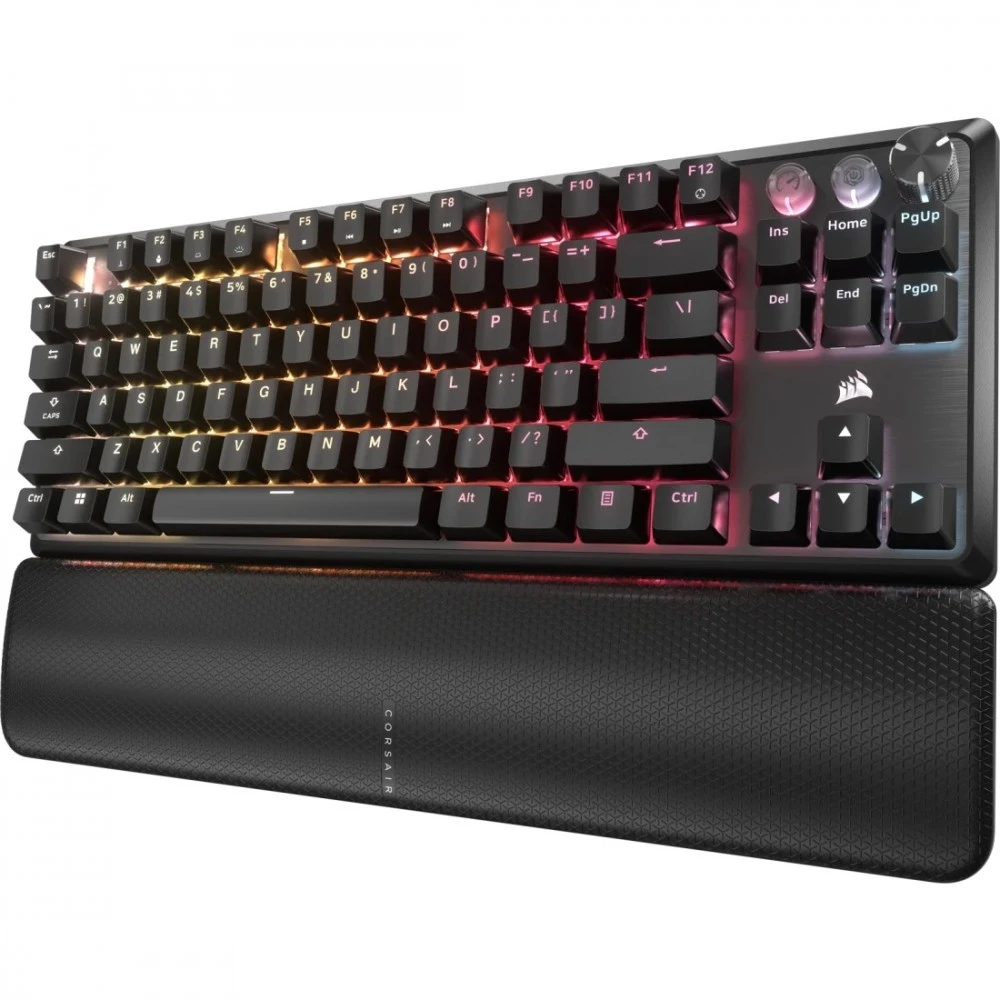 CORSAIR K70 PRO TKL Tenkeyless Magnetic-Mechaninė klaviatūra žaidimams RGB LED pašvietimas CORSAIR MGX v2 Juodas