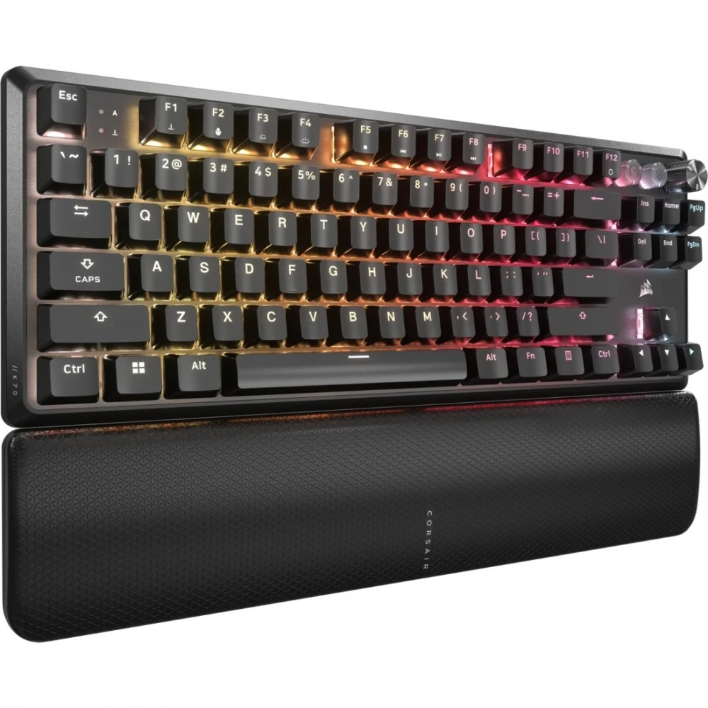 CORSAIR K70 PRO TKL Tenkeyless Magnetic-Mechaninė klaviatūra žaidimams RGB LED pašvietimas CORSAIR MGX v2 Juodas