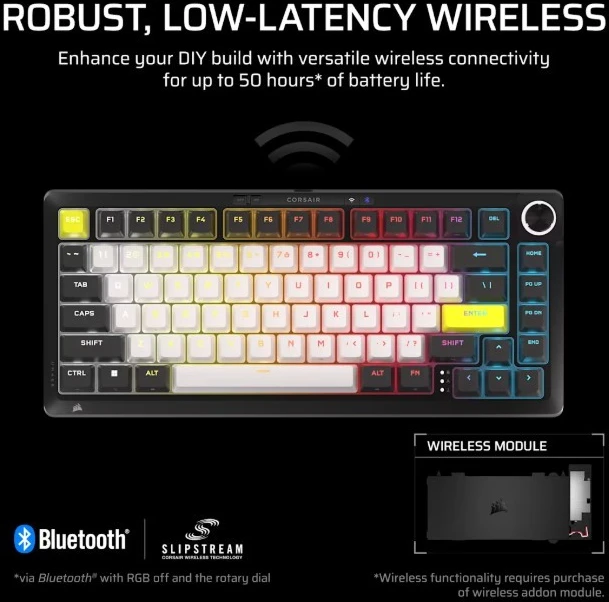 Klaviatūra žaidimams Corsair MAKR PRO 75 CARBON MGX V2