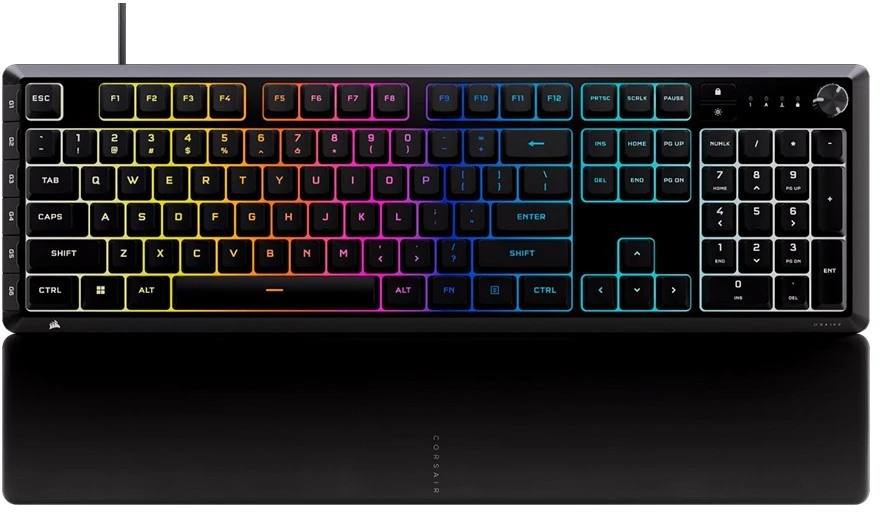 CORSAIR SKIFF 100 PLUS Žaidimų Klaviatūra | Juodas, Membrane