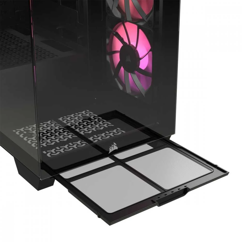 „Corsair“ kompiuterio korpusas | „iCUE LINK 3500X RGB“ | Juodas | Mid-Tower | ATX