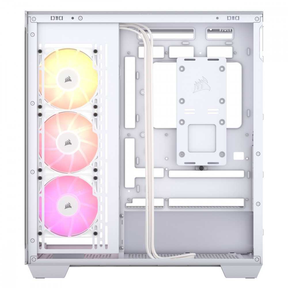 Kompiuterio korpusas Corsair iCUE 3500X CC-9011277-WW | baltos spalvos | be maitinimo bloko