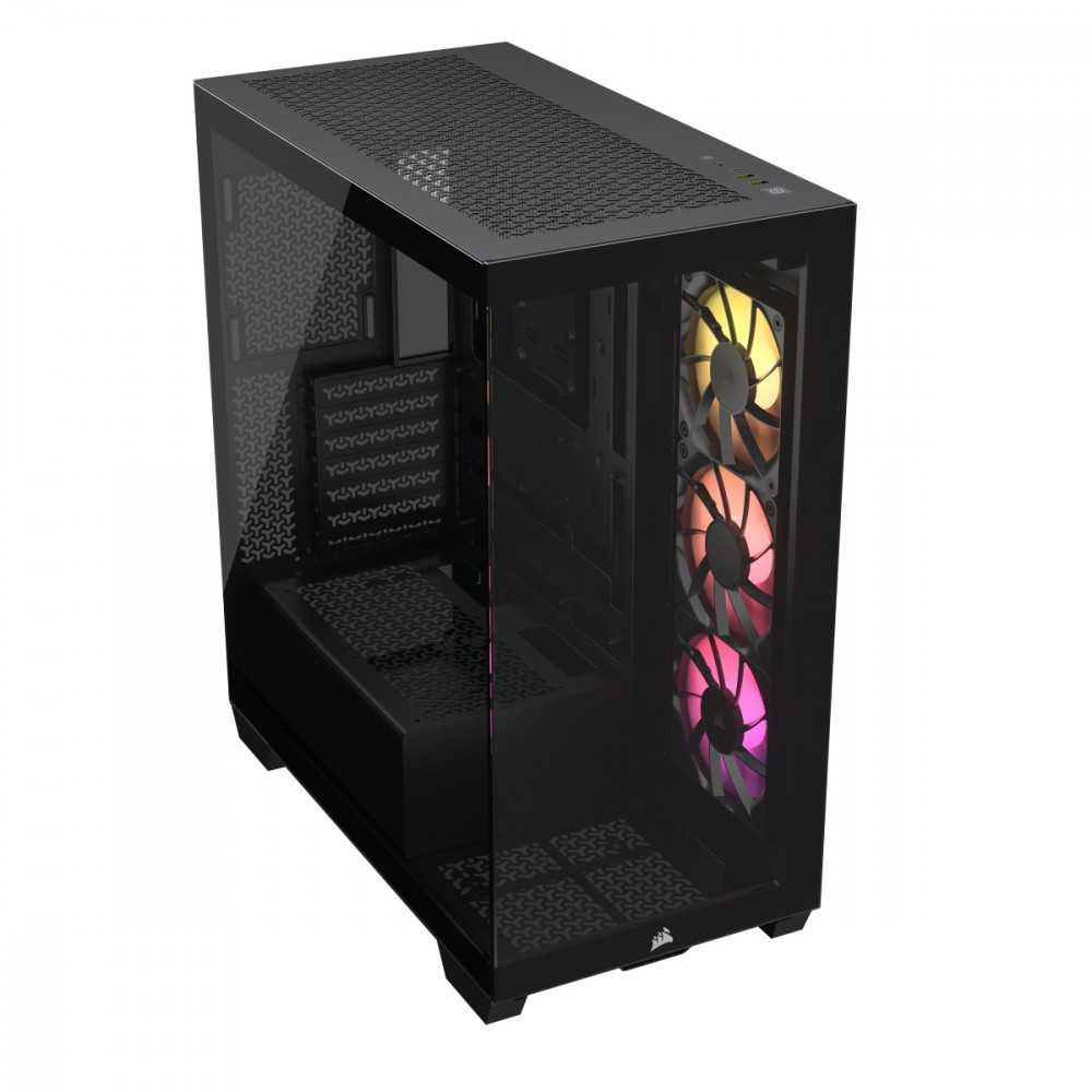 Kompiuterio korpusas Corsair 3500X Mid-Tower, Juodas (CC-9011276-WW)