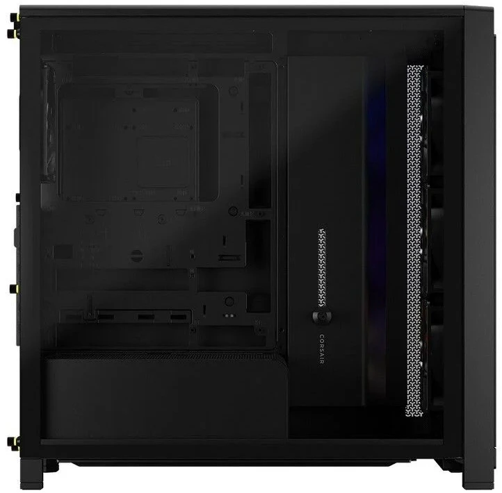 „Corsair FRAME 4000X RS“ kompiuterio korpusas, „Midi-Tower“, E-ATX - 4x RS120 ventiliatoriai, juodas