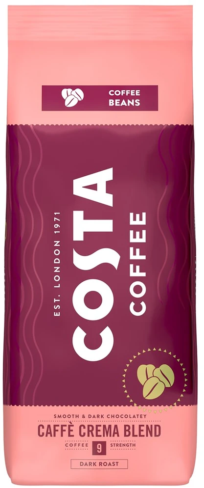 Costa Coffee Crema pupelių kava 1kg