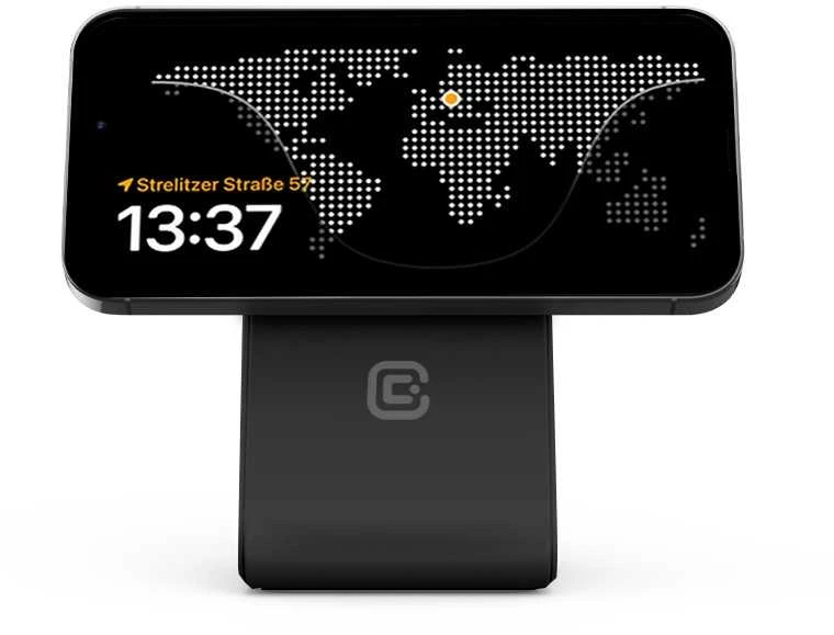 Crong „Magspot Stand“ 3 viename belaidis įkroviklis su „Magsafe“ funkcija, skirtas „iPhone“, „Apple Watch“ ir „AirPods“ ausinėms