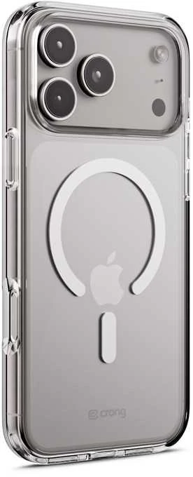 „Crong Clear MAG“ dėklas – „MagSafe Apple iPhone 17 Pro Max“ skaidrus