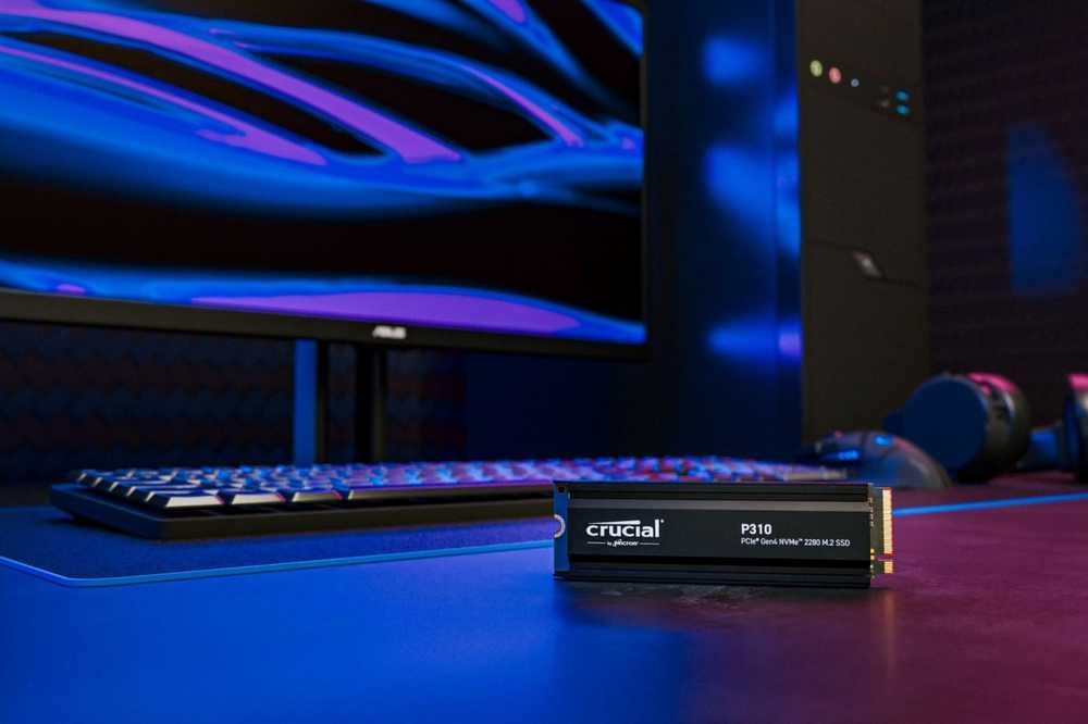„Crucial P310 M.2 PCIe 4.0 NVMe 4TB“ aušintuvas
