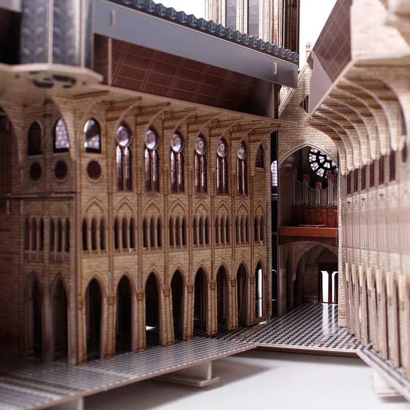 CUBICFUN 3D dėlionė „Noterdamo katedra“