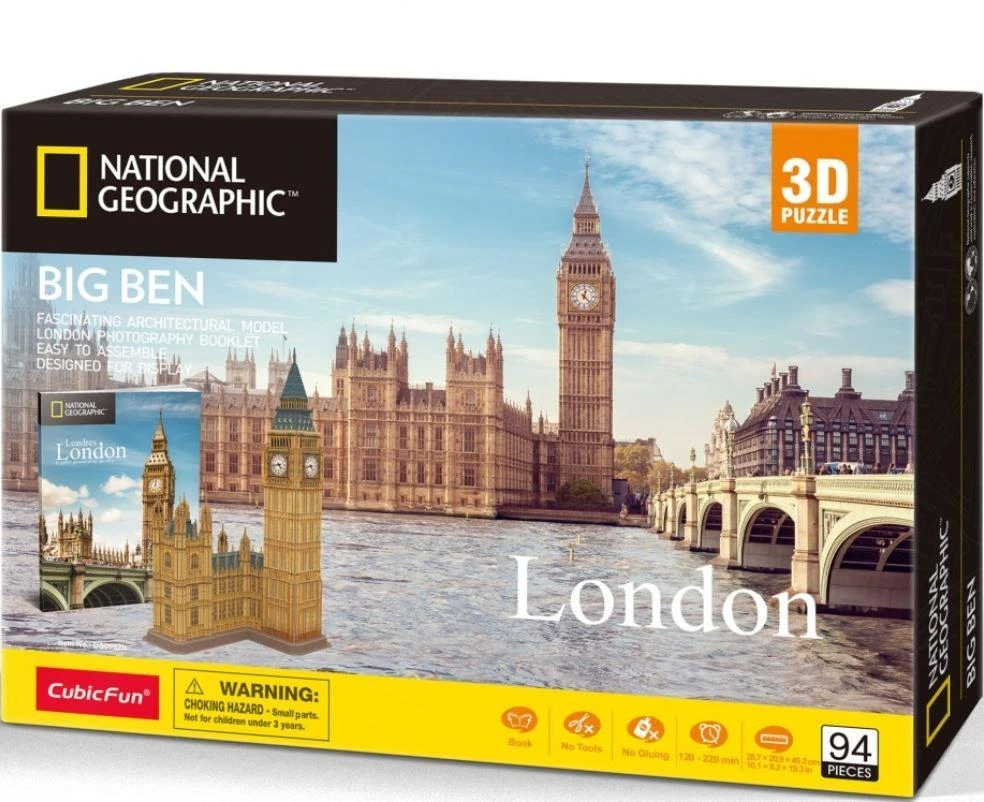 CUBICFUN 3D dėlionė „Big Ben“