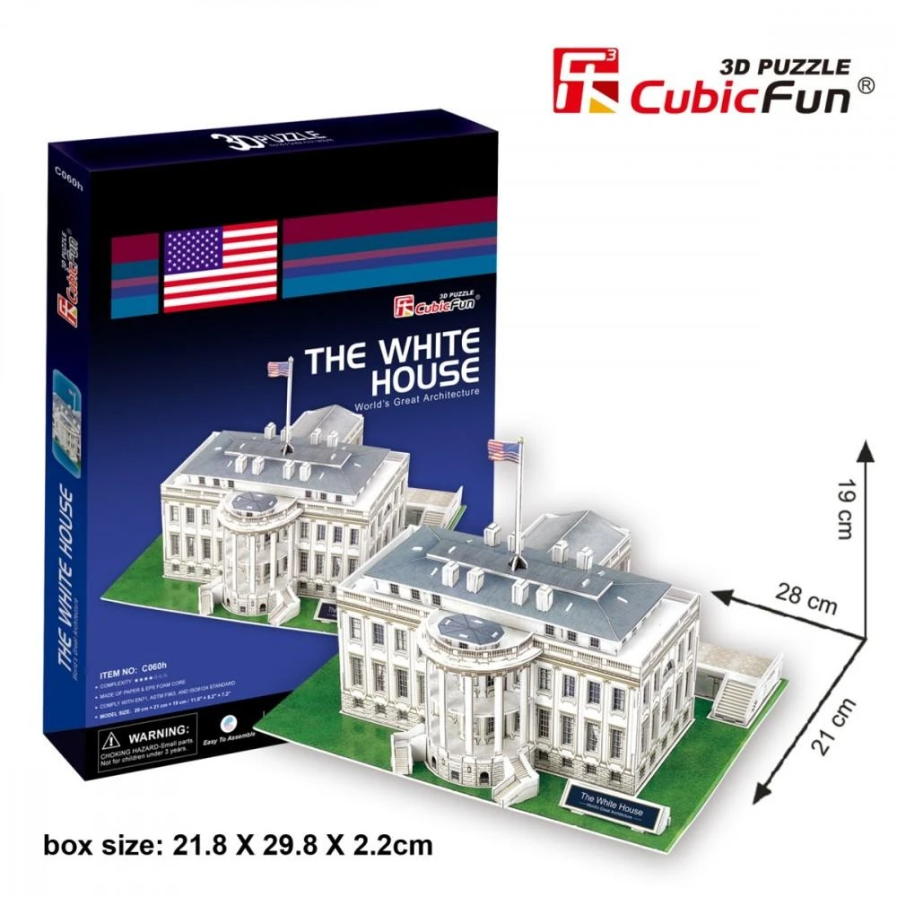 Dėlionė CUBICFUN Valge Maja