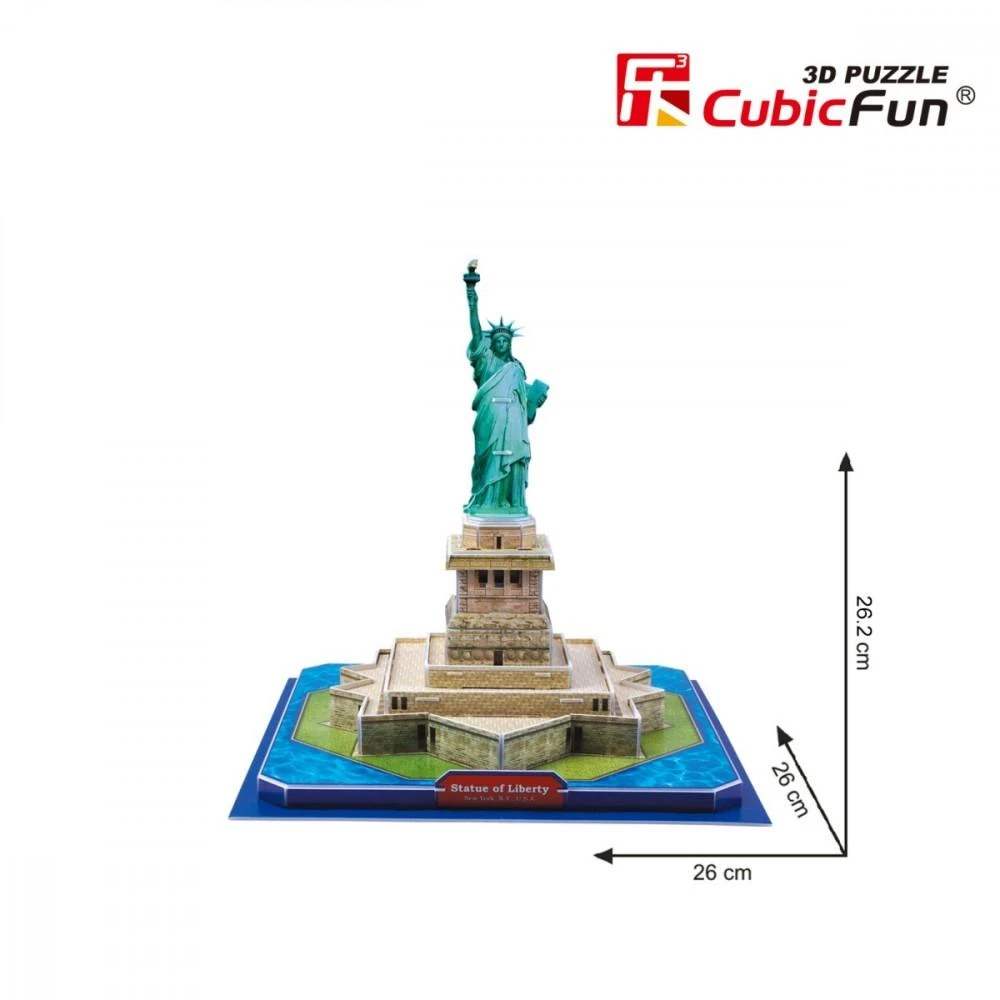 CUBICFUN 3D dėlionė „Laisvės statula“