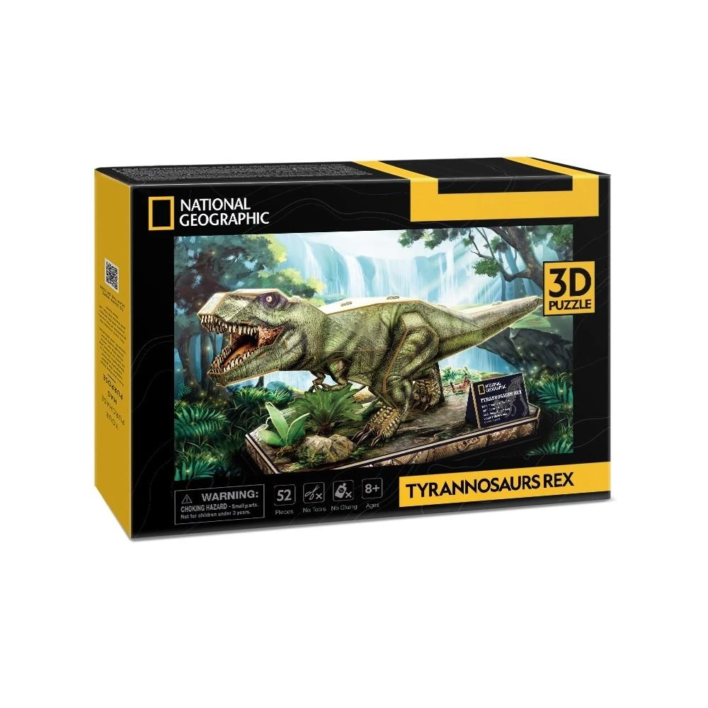 CUBIC FUN National Geographic 3D dėlionė „Tiranozauras REX“