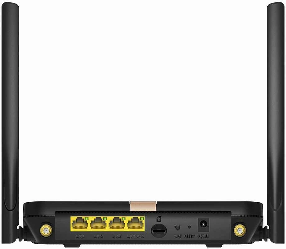 Cudy LT500D belaidis maršrutizatorius Greitas Ethernet dviejų dažnių (2,4 GHz / 5 GHz) 4G Juodas
