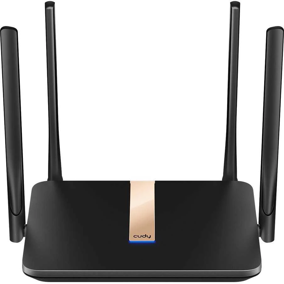 Cudy LT500D belaidis maršrutizatorius Greitas Ethernet dviejų dažnių (2,4 GHz / 5 GHz) 4G Juodas