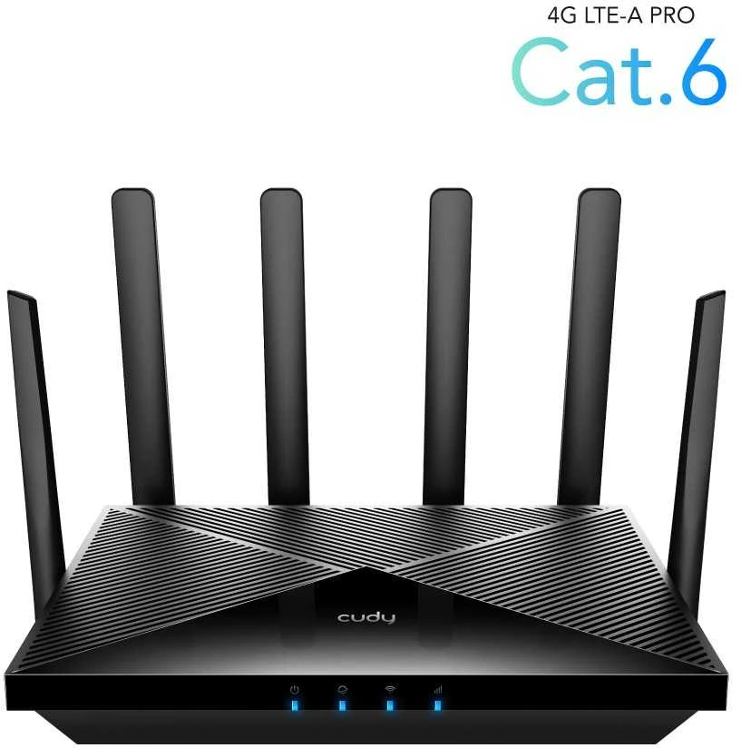 Maršrutizatorius cudy lt700_eu lan gigabit ac1200 dual band wi-fi mesh 4g lte cat.6 dual sim