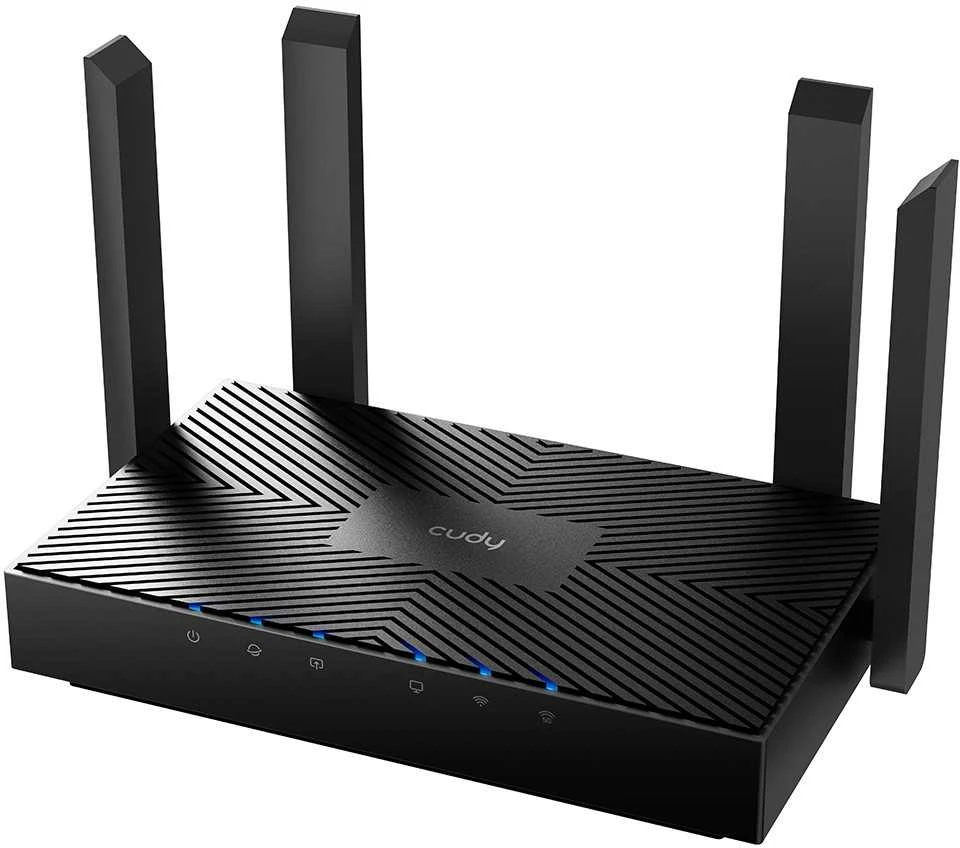 Belaidis Maršrutizatorius - Cudy WR3000 Gigabit Dual-Band 2.4/5 GHz Juodas