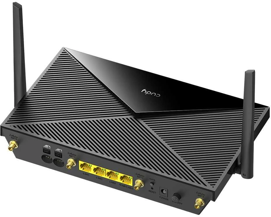 Maršrutizatorius cudy p5_eu lan gigabit ax3000 wifi 6 mesh 5g dual sim