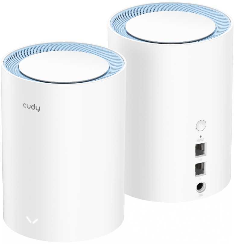 Maršrutizatorius Prieigos taškas „Cudy M1200“ (2 vnt. pakuotė), „AC1200“ dviejų dažnių „Wi-Fi“, 2x 10/100 Mbps tinklelis