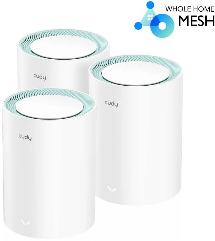Maršrutizatorius Cudy m1300(3-pack) | mesh, wifi 5, 2,4ghz/5ghz,