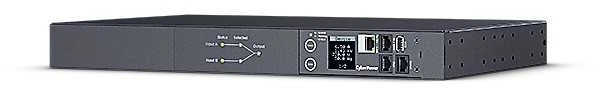 CYBERPOWER PDU44005 ĮJUNGTAS ATS 230V/16A 1U 8xIEC C13 2x IEC C19 lizdai