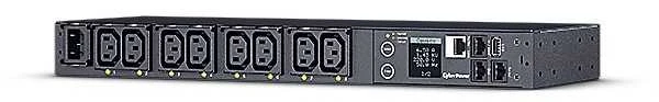 CYBERPOWER perjungiamas PDU41004230V/15A 1U 8x IEC-320 išėjimo tinklo jungtis PowerPanel Center programinė įranga
