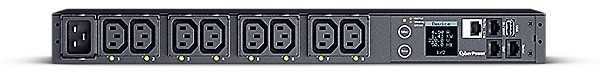 „Cyberpower PDU81005“ PDU 1U maitinimo paskirstymo blokas, juodas, 8 tinklo lizdai