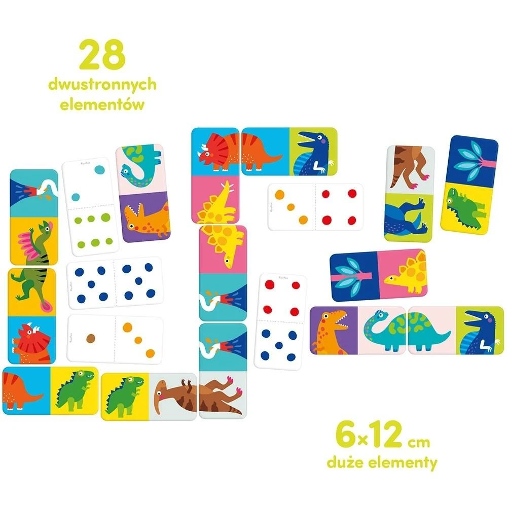 Czuczu dėlionės žaidimas domino dinozaurai 28ELE