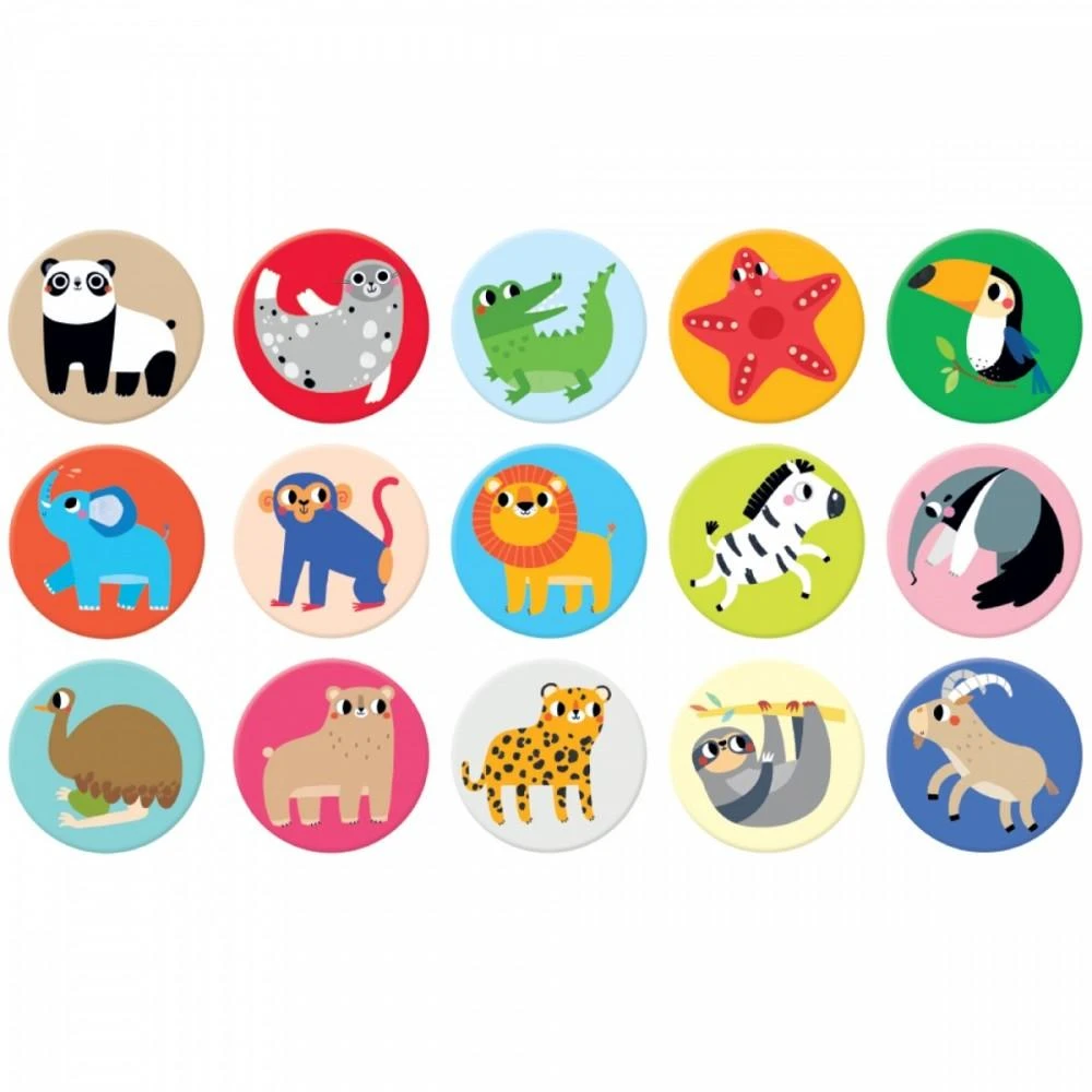 Dėlionė CzuCzu Memorki WILD ANIMALS atminties žaidimas ZA4046