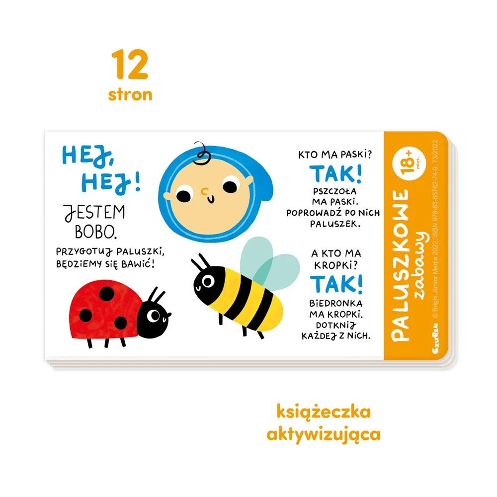 CzuCzu book Finger games 18m+ ZA4592