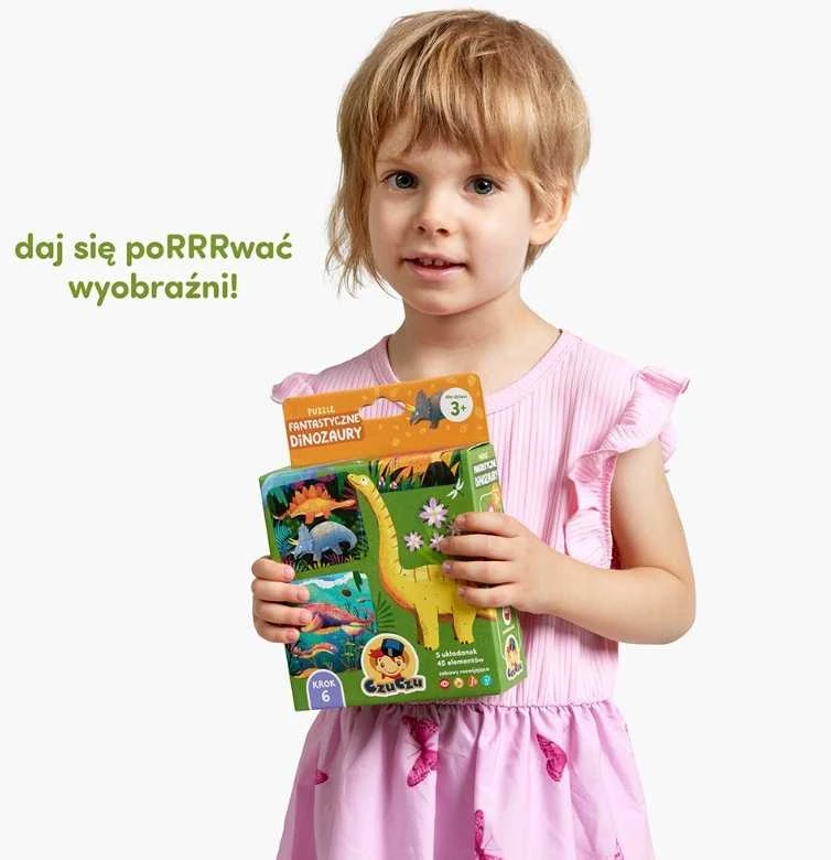Dėlionė CzuCzu Puzzle Fantastic Dinosaurs ZA6096