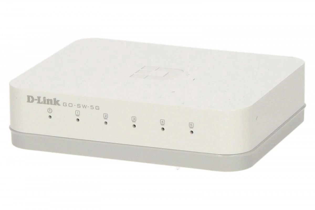 Šakotuvas D-Link GO-SW-5G tinklo komutatorius Ne-valdomas Juoda