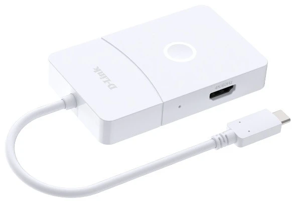 D-Link Hub usb-c 5-w-1 su bezprzewodowym hdmi dup-501