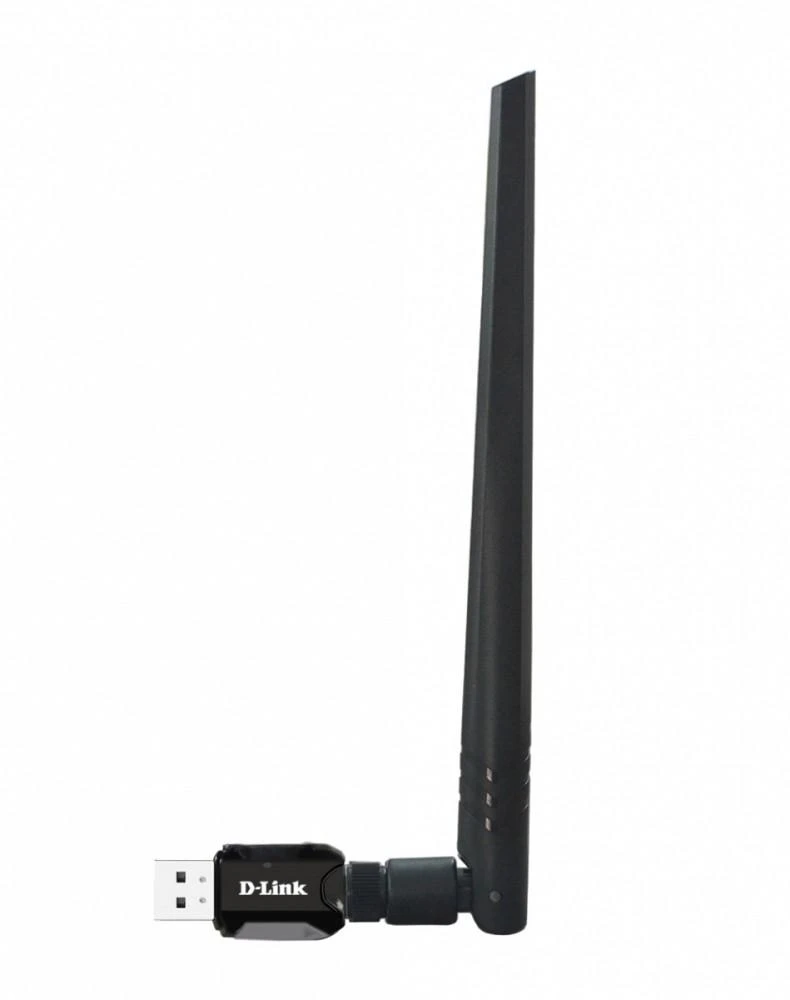 D-Link USB Wi-Fi adapteris su antena