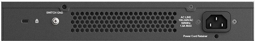 Šakotuvas DLI D-Link DGS-1100-18PV2 tinklo komutatorius Valdomas L2 Gigabit Ethernet (10/100/1000) Maitinimas per Eternetą (PoE) 1U Juoda