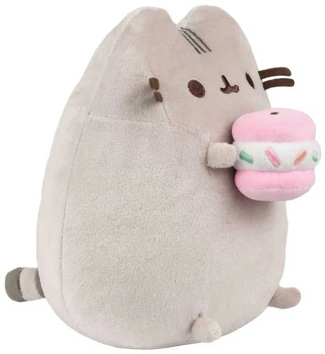 Pusheen - Pliušinis pliušinis žaislas su ledų sumuštiniu 24 cm