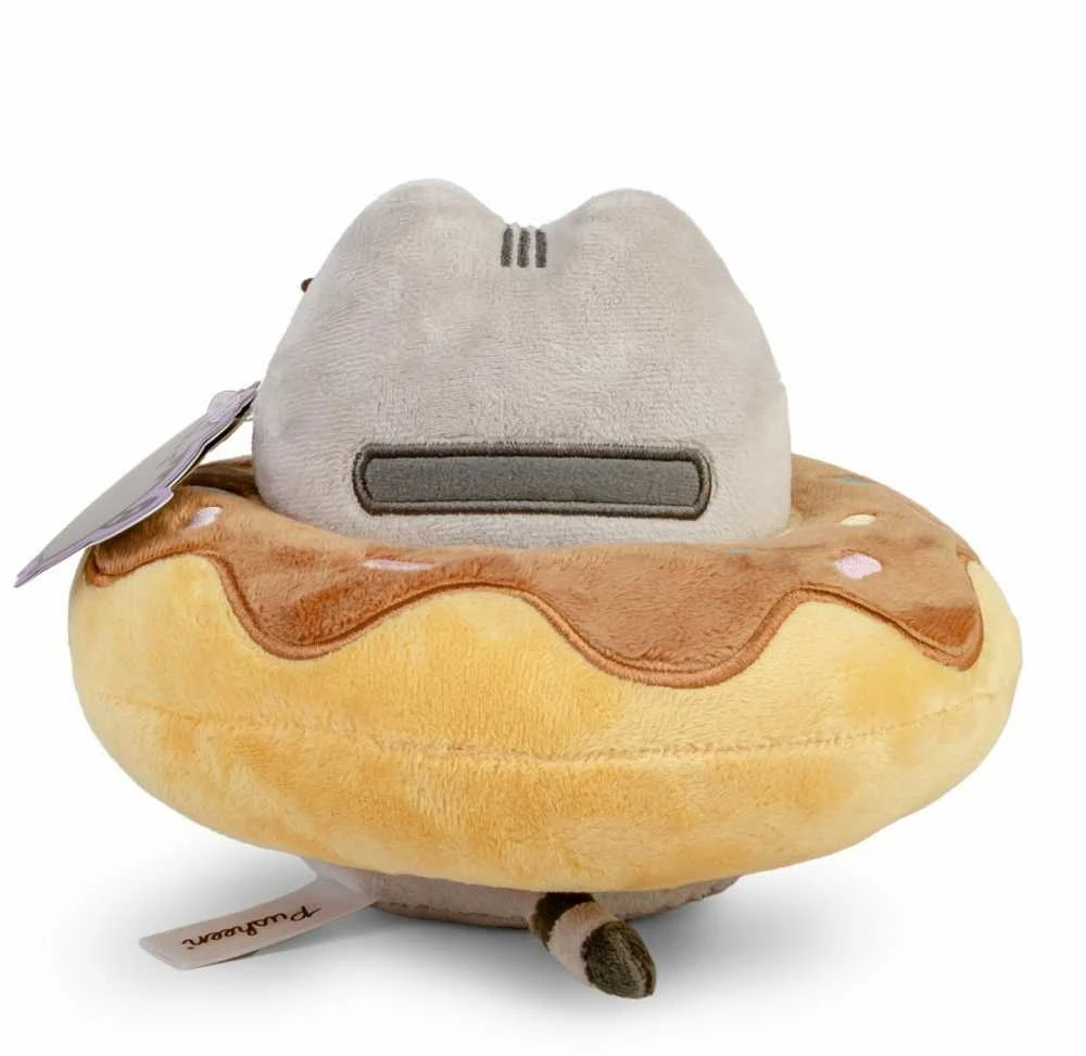 Pusheen - Pliušinis Pusheen talismanas šokoladiniame spurgos formos žaisliuke, 21 x 13 cm