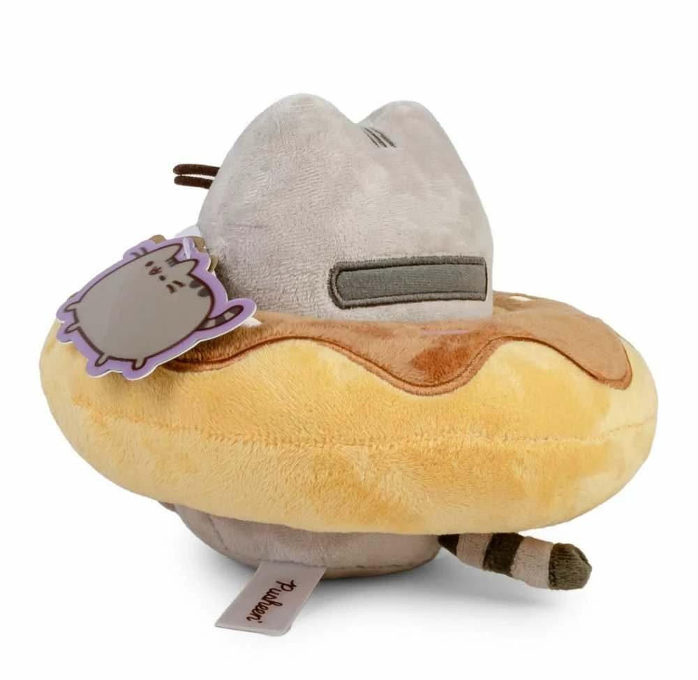 Pusheen - Pliušinis Pusheen talismanas šokoladiniame spurgos formos žaisliuke, 21 x 13 cm