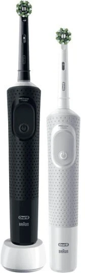 Dantų šepetėlis Braun Oral-B Vitality Pro D103 Duo juoda/violetinė