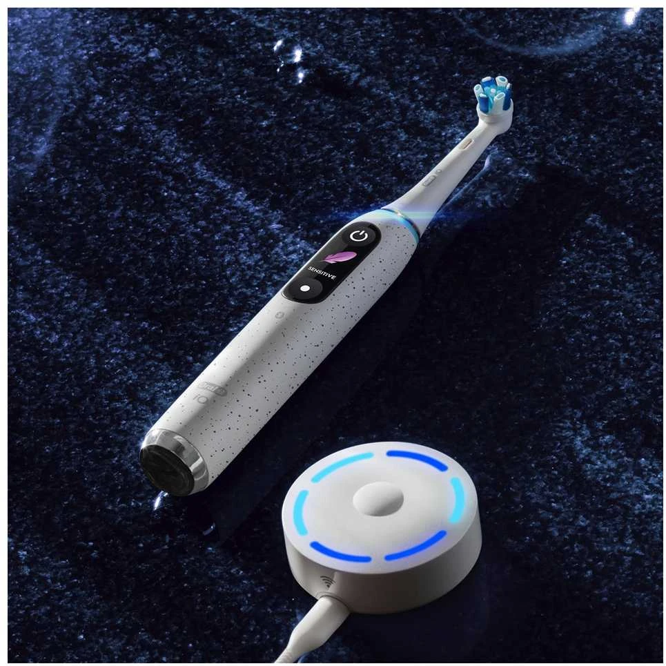 Dantų šepetėlis Braun Šepetėlis oral-b io series 10 stardust baltas
