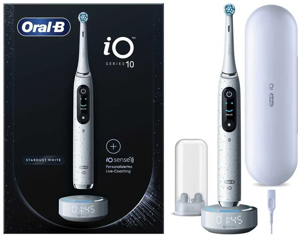 Dantų šepetėlis Braun Šepetėlis oral-b io series 10 stardust baltas